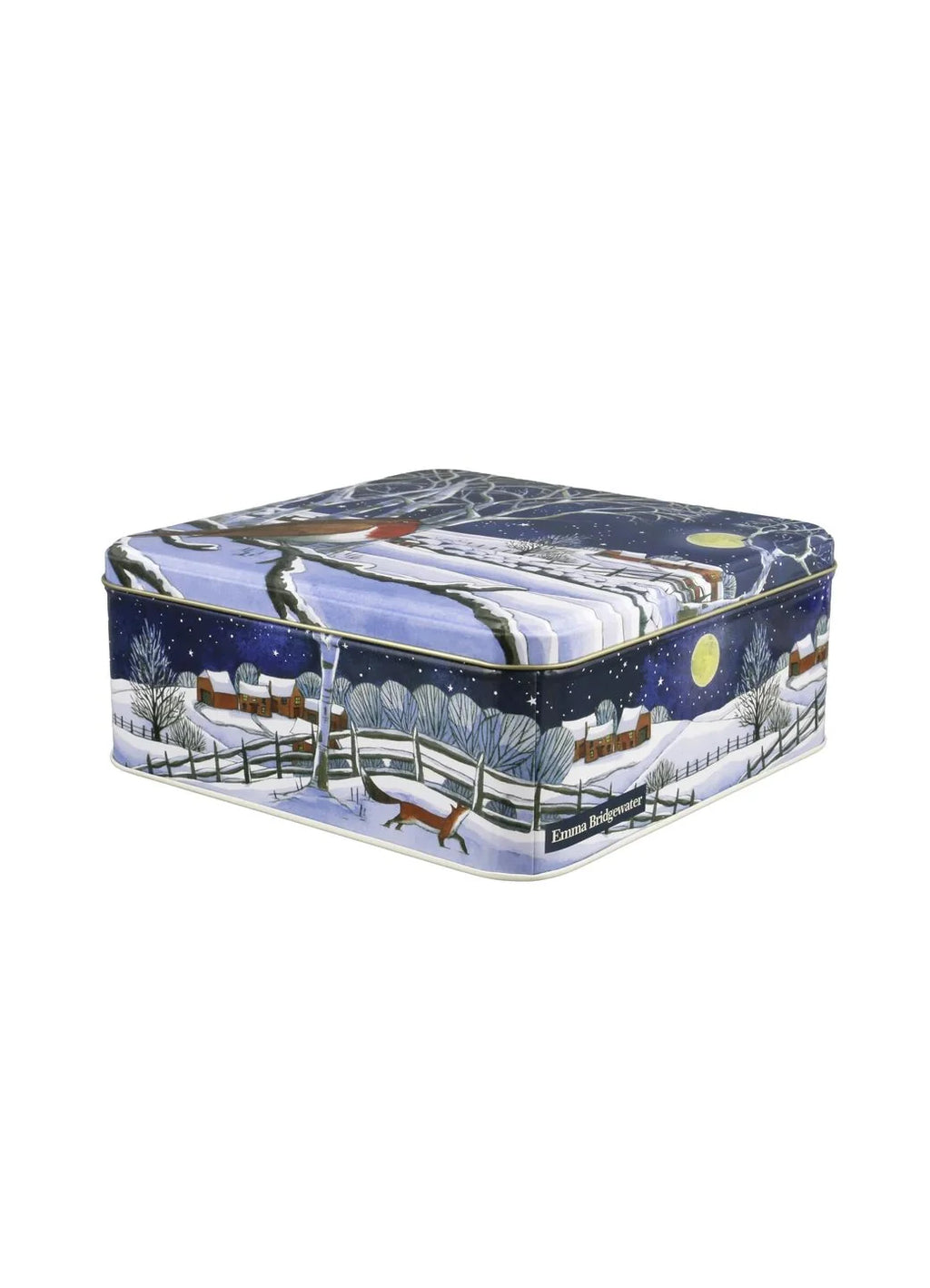 Emma Bridgewater - Midnight Robin Large Square Tin