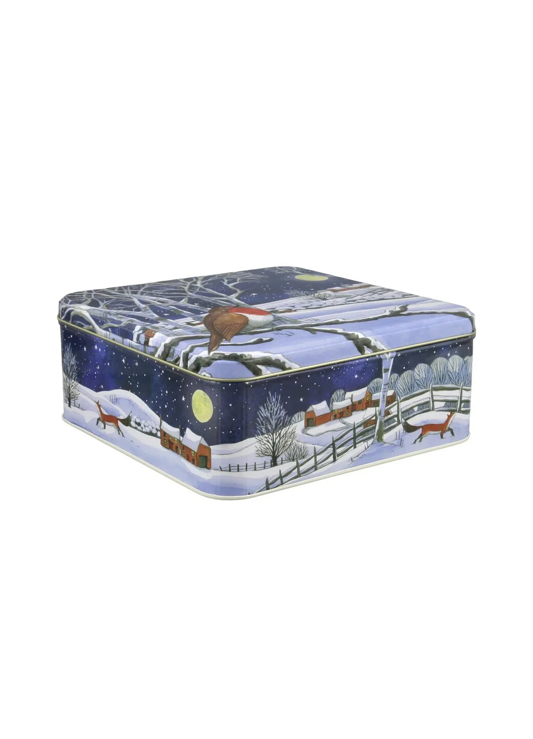 Emma Bridgewater - Midnight Robin Large Square Tin